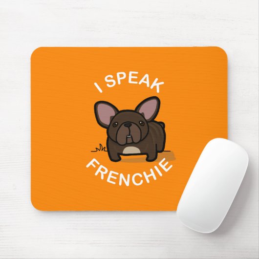 Ik spreek frank - Oranje Muismat (Met muis)