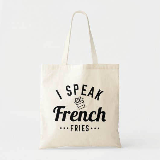 Ik spreek Frans Fries Tote Bag (Voorkant)