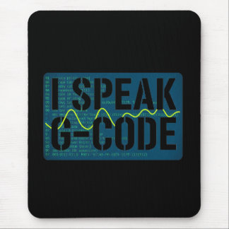 Ik spreek G-Code CNC Machinist Programmeur Grappig Muismat