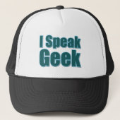 Ik spreek Geek Trucker Pet (Voorkant)