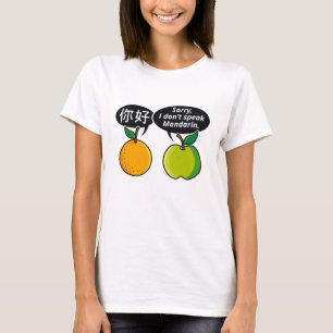 Ik spreek geen Mandarijn. T-shirt