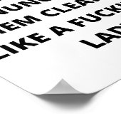 Ik spreek geen winstbejag, ik maak ze geheim, grap poster (Hoek)