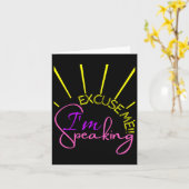 Ik spreek grappig Kamala Harris 2 Kaart (Gele Bloem)