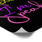 Ik spreek grappig Kamala Harris 2 Poster (Hoek)