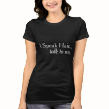 Ik spreek Hair Hairdresser Marketing T-Shirt