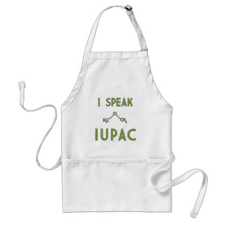 Ik spreek IUPAC Apron Standaard Schort