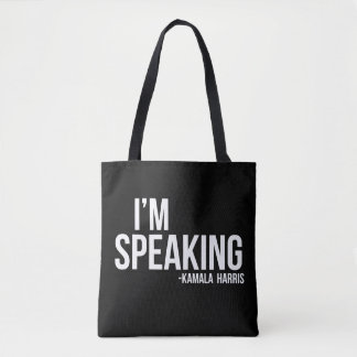 Ik spreek - Kamal Harris - Black Tote Bag
