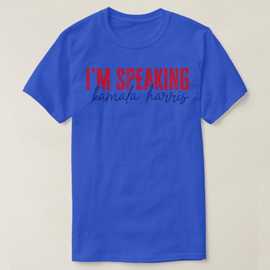 Ik spreek Kamala 1 T-shirt (Design voorkant)