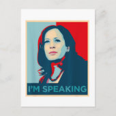 Ik spreek Kamala Harris Briefkaart (Voorkant)