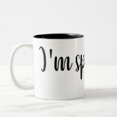 Ik spreek, Kamala Harris Ik spreek. Tweekleurige Koffiemok (Links)