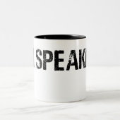 Ik spreek, Kamala Harris Ik spreek. Tweekleurige Koffiemok (Center)