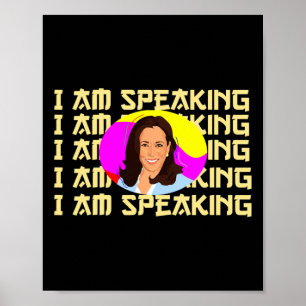 Ik spreek Kamala Harris Poster