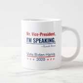Ik spreek Kamala Harris President 2024 Grote Koffiekop (Rechts)