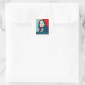 Ik spreek Kamala Harris Ronde Sticker (Tas)