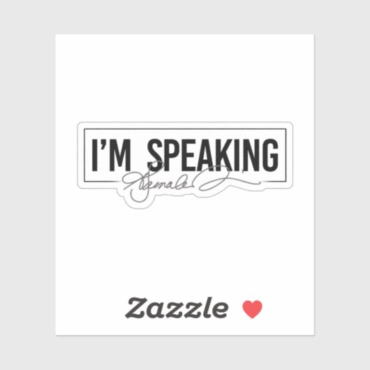 Ik spreek - Kamala Harris Sticker (Vel)