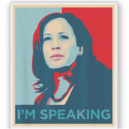 Ik spreek Kamala Harris Sticker