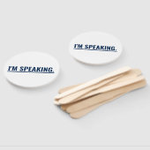 Ik spreek Kamala Harris Talking Stick Handwaaier (Niet-gemonteerd)