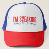 Ik spreek Kamala Harris Trucker Pet (Voorkant)