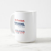 Ik spreek Kamala Harris Vice-President 2020 Koffiemok (Voorkant links)