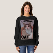 Ik spreek kat Ragdoll Kat Gizmo T-Shirt (Voorkant volledig)