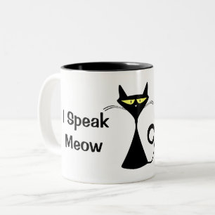 Ik spreek Miauw koffie Mok