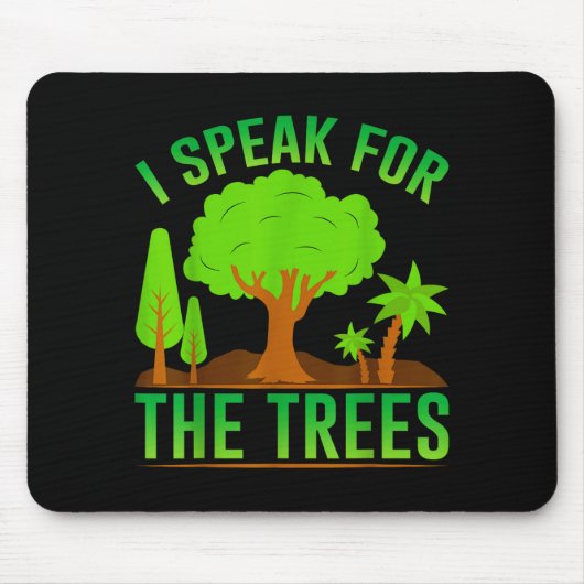 Ik spreek namens de bomen _1 muismat (Voorkant)