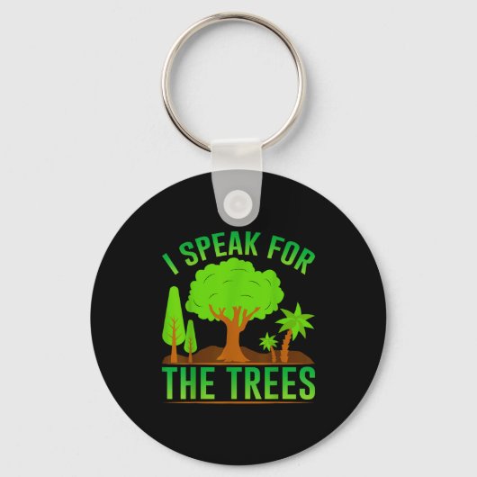 Ik spreek namens de bomen _1 sleutelhanger (Voorkant)