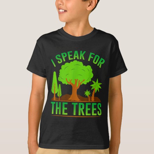 Ik spreek namens de bomen _1 t-shirt (Voorkant)