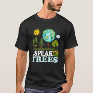 Ik spreek namens de bomen Klimaatverandering Plane T-shirt