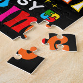 Ik spreek niet veel briljant autisme autistisch legpuzzel (Zijkant)