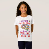 Ik spreek niet veel briljante Autisme Autistic Boy T-shirt (Voorkant volledig)