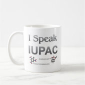 Ik spreek over IUPAC-chemische nomenclatuur Koffiemok (Links)