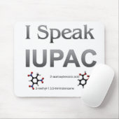 Ik spreek over IUPAC-chemische nomenclatuur Muismat (Met muis)