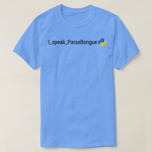 Ik spreek Parseltongue T-shirt (Design voorkant)