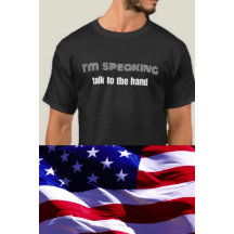 Ik spreek politieke grappige quote witte tekst