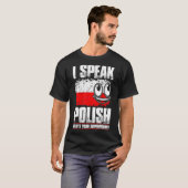 Ik spreek Pools wat je Superpower-shirt is T-shirt (Voorkant volledig)