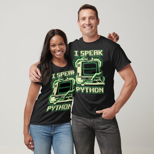 Ik spreek Python-software T-shirt (Unisex)