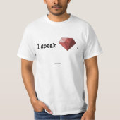 Ik spreek Ruby T-shirt (Voorkant)