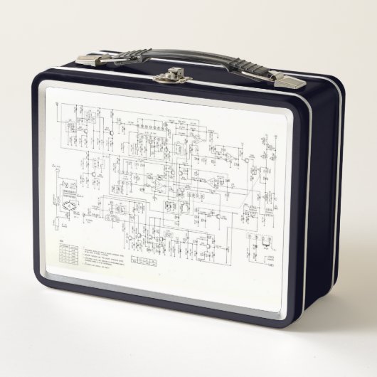 Ik spreek Schematisch Metal Lunch Box (Voorkant)
