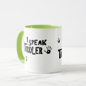 Ik spreek Toddler Mok (Voorkant links)