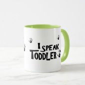 Ik spreek Toddler Mok (Voorkant rechts)