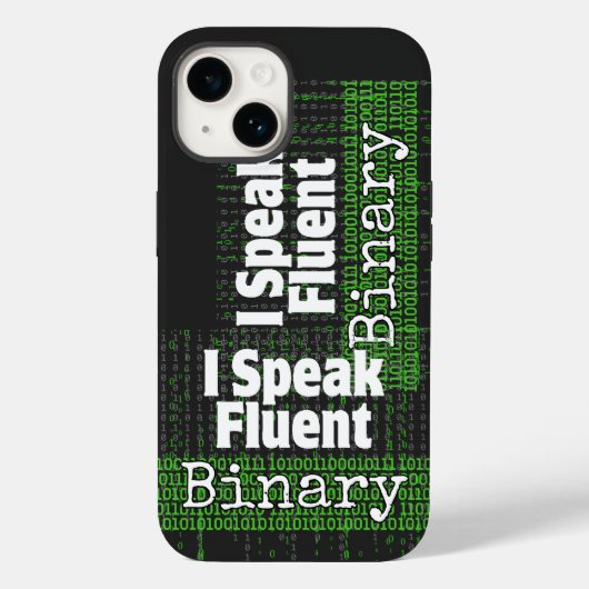 Ik spreek vloeiend binair.b Case-Mate iPhone case (Achterkant)
