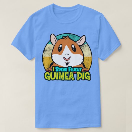 Ik spreek vloeiend cavia t-shirt (Design voorkant)