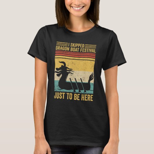Ik spreek vloeiend Dragon Boat Racing Race Paddle  T-shirt (Voorkant)