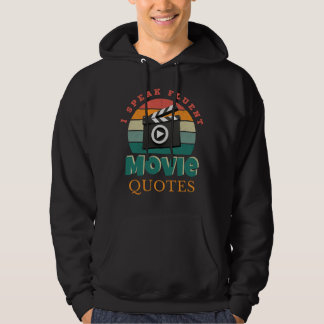 Ik spreek vloeiend film citaten grappige filmmaker hoodie