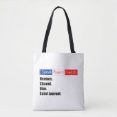 Ik spreek vloeiend Frans Tote Bag (Voorkant)