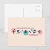 Ik spreek vloeiend FRIENDS™ citaten Briefkaart (Voorkant / Achterkant)