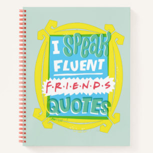 Ik spreek vloeiend FRIENDS™ citaten - Peephole Notitieboek