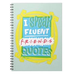 Ik spreek vloeiend FRIENDS™ citaten - Peephole Notitieboek