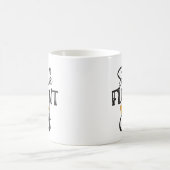 Ik spreek vloeiend kattenhumoristisch mooi kitten koffiemok (Center)